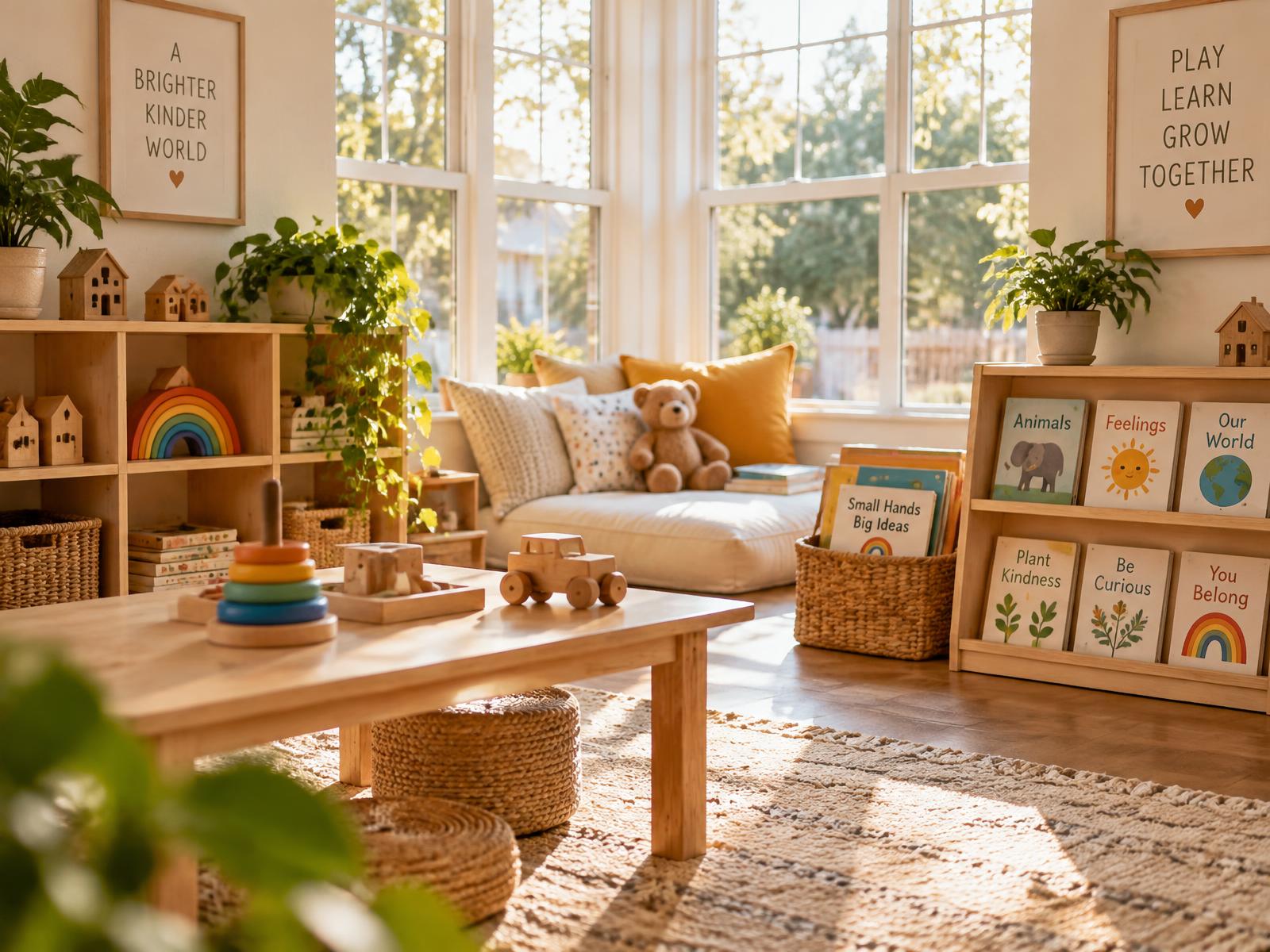 Cozy corners: illustrative concept scene